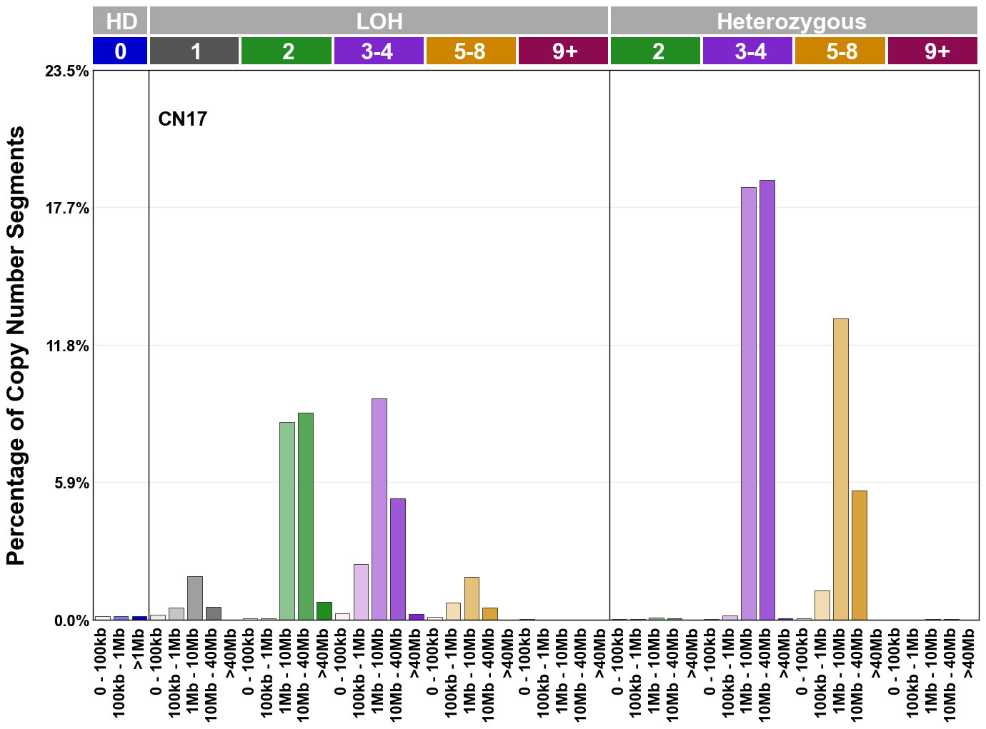 CN17 mutational profile