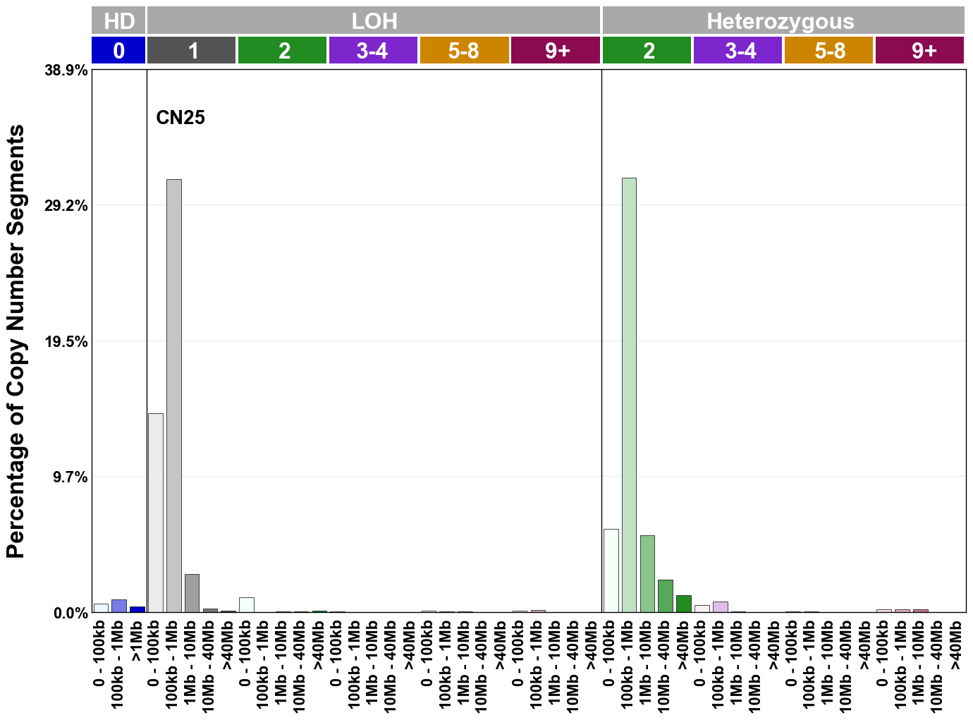 CN25 mutational profile