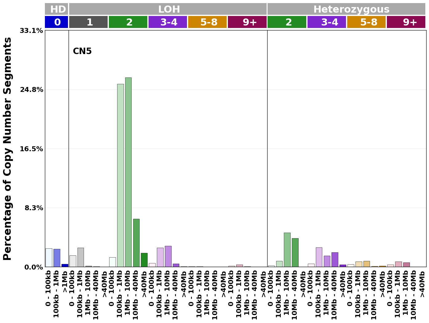 CN5 mutational profile