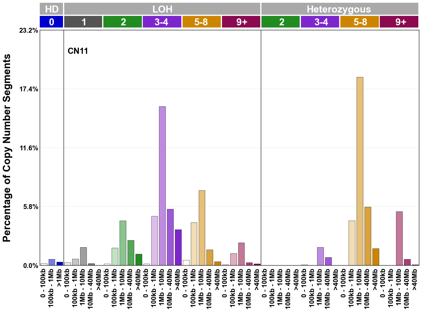 CN11 mutational profile